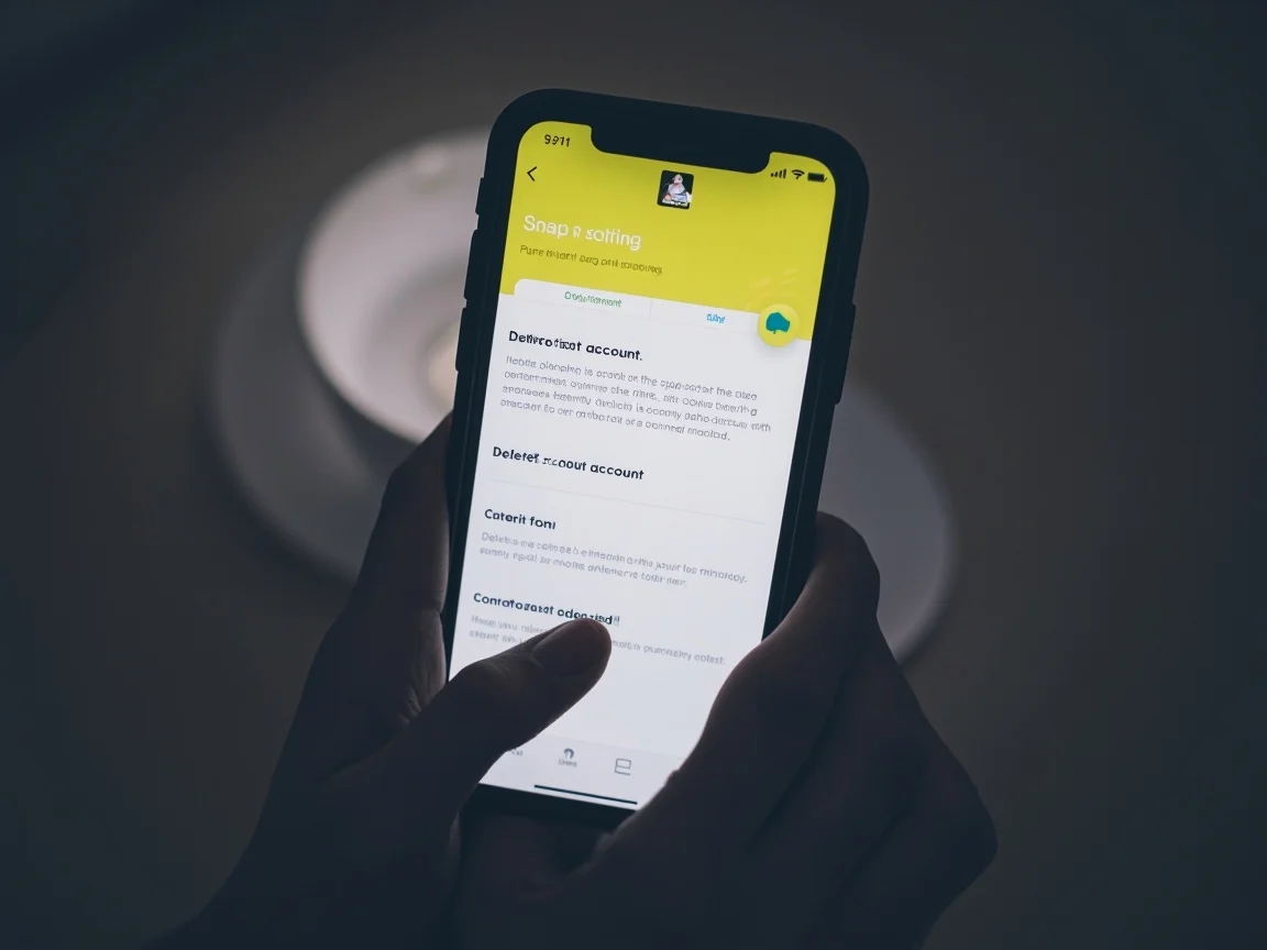 Co zrobić po usunięciu konta na Snapie?